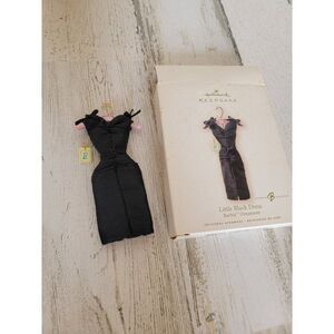 Hallmark little black dress Barbie 2007 ornament Xmas